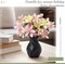8 Pcs Artificial Magnolia Flowers Stem for Spring Decoration Faux Fake Flora Stems Beautiful Magnolia Office Hotel Home Decor Accent Pieces (Pink,Green)
